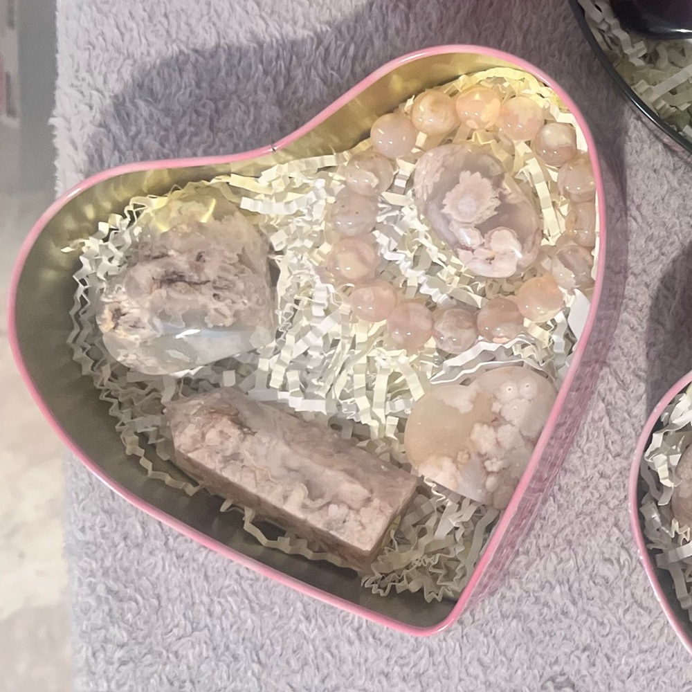 HQ Flower Agate Crystal Gift Set #2
